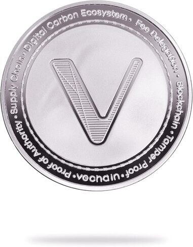 | VeChain (Vet) Physical Crypto Coin | Commemorative Cryptocurrency You Can HODL in Saudi Arabia