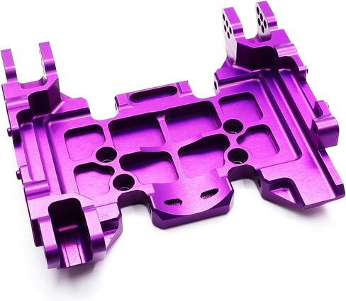 TREAL SCX6 Center Skid Plate Alu 7075 CNC Billet Machined for Axial SCX6 Upgrades Parts (Titanium) in Kuwait