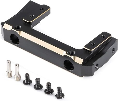 COOWOO RC Caster Blocks Upgrade Parts for 1/10 SCX10 II RC Trucks - Set of 2, Made of Brass, Precision CNC Machined, Enhanced Stability, Durability, and Steering Control in Saudi Arabia