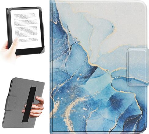HoYiXi Universal Case for 6.8-Inch,7-Inch eReaders.Compatible with Kindle, Kobo, Paperwhite, Pocketbook, Tolino eReaders. Elastic Rope Cover for 6" -7" E-Book Readers.Flower in Saudi Arabia