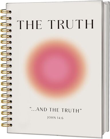 Christian Notebook for Women, Notebook for Bible, Jesus Is The Way Notebook Journal, Christian Art Gifts Journal, Christian Scripture John 14:6 Bible Hardcover Spiral Notebooks 5.5x8.3 in Kuwait