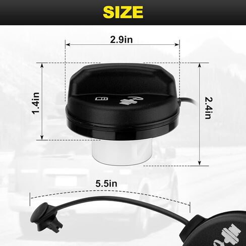 Gas Cap Fuel Tank Cap Compatible with Honda 2008-2017 Accord 2007-2016 CRV 2009-2015 Pilot 2006-2015 Civic 2009-2020 Fit 2011-2017 Odyssey 2016-2020 HRV Replace# 17670-T3W-A01 17670T3WA01 in Saudi Arabia