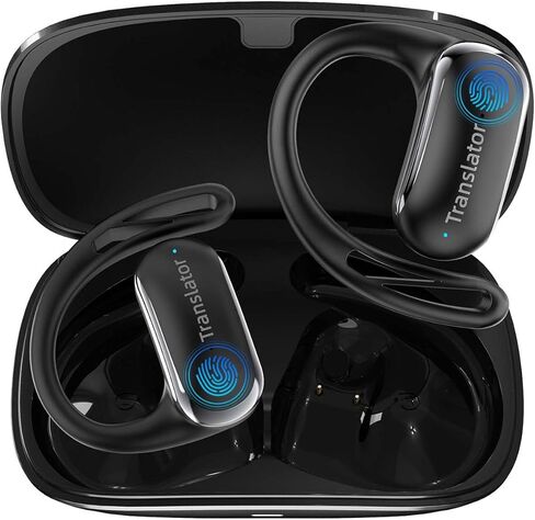 AI Translator Earbuds Translation Earbuds Real-Time 98% Accuracy 0.5s Response |Lifetime Free Offline Translation(8 Languages) & Online Translation(144 Languages)|(AF56 Beige Offline) in Kuwait
