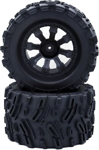 RC Monster Truck 2.8 "Tires and Wheel Rim 12mm Hex for1/10 HPI HSP Savage XS TM Flux ARRMA 1/10 GORGON KDM.RACING SUCCESSOR HNR H9801 MARS,Set of 4 in Kuwait
