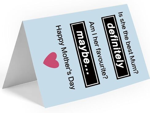 Funny First Mothers Day Card for New Mom Wife Best Friend Bestie Sister Aunt Niece, Humorous Happy 1st Mother's Day Card Gift from Husband Baby, New Mom Gift in Kuwait