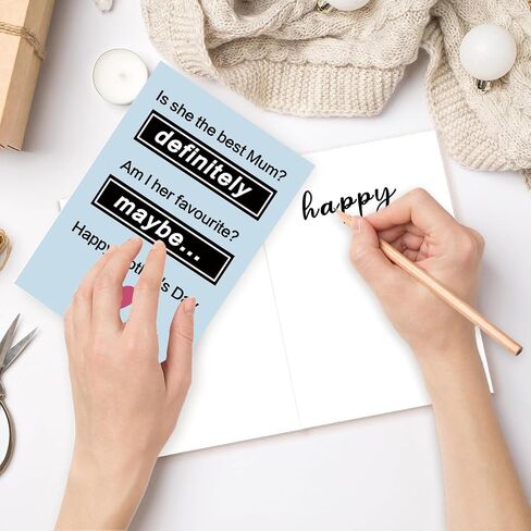 Funny First Mothers Day Card for New Mom Wife Best Friend Bestie Sister Aunt Niece, Humorous Happy 1st Mother's Day Card Gift from Husband Baby, New Mom Gift in Kuwait