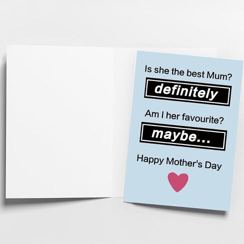 Funny First Mothers Day Card for New Mom Wife Best Friend Bestie Sister Aunt Niece, Humorous Happy 1st Mother's Day Card Gift from Husband Baby, New Mom Gift in Kuwait