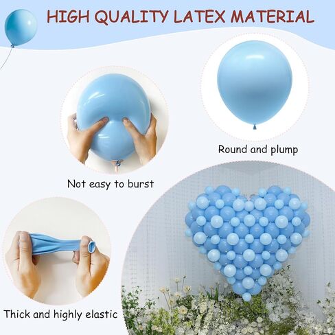 300 Pcs Balloons.Heart Shape Balloon Decoration Kit, DIY Party Decor for Birthday, Proposal, Holiday, Includes Tail Balloons (pink) in Saudi Arabia