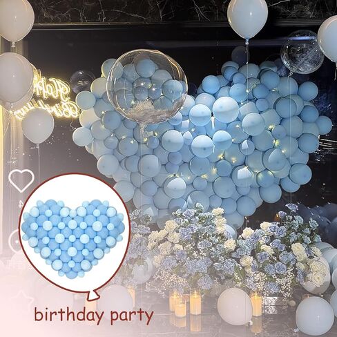 300 Pcs Balloons.Heart Shape Balloon Decoration Kit, DIY Party Decor for Birthday, Proposal, Holiday, Includes Tail Balloons (pink) in Saudi Arabia