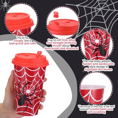 Maxcheck 24 Sets 16 oz Unicorn Cups Birthday Party Favors with Colorful Lids and Straws for Birthday Decorations Rainbow Plastic Cups Reusable Plastic Straws for Party in Saudi Arabia
