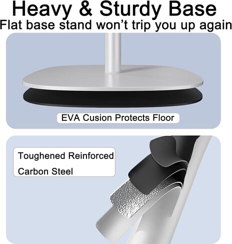 Projector Stand Floor Projector Mount Stand 1/4 Screw with Heavy Base, Adjustable Height 33"-50",Arbitrary Angle adjustment, for Living Room, Courtyard, Bedroom in Kuwait