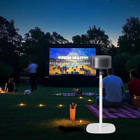 Projector Stand Floor Projector Mount Stand 1/4 Screw with Heavy Base, Adjustable Height 33"-50",Arbitrary Angle adjustment, for Living Room, Courtyard, Bedroom in Kuwait