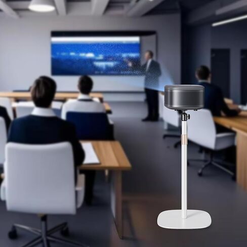 Projector Stand Floor Projector Mount Stand 1/4 Screw with Heavy Base, Adjustable Height 33"-50",Arbitrary Angle adjustment, for Living Room, Courtyard, Bedroom in Kuwait
