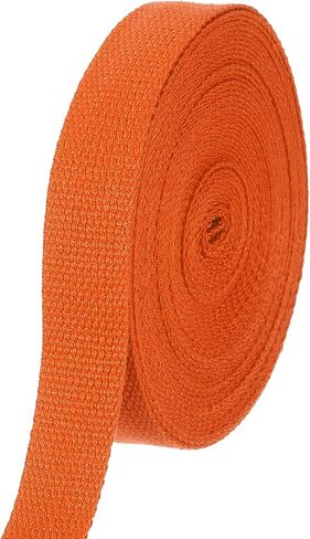 HARFINGTON Cotton Webbing 1 Inch 11 Yard Polyester Cotton Weave Webbing Strap Twill Tape Ribbon for Arts and Crafts Webbing Tote Bag Handles Cloth Belt Making Outdoor Supplies, Dark Green in Saudi Arabia