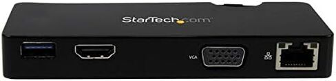 StarTech.com USB 3.0 إلى DVI محول مع منفذ USB واحد - 1920x1200 - بطاقة فيديو ورسومات خارجية - محول شاشة مزدوجة - يدعم ويندوز (USB32DVIEH) in Kuwait