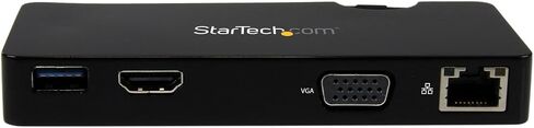 StarTech.com USB 3.0 إلى DVI محول مع منفذ USB واحد - 1920x1200 - بطاقة فيديو ورسومات خارجية - محول شاشة مزدوجة - يدعم ويندوز (USB32DVIEH) in Kuwait