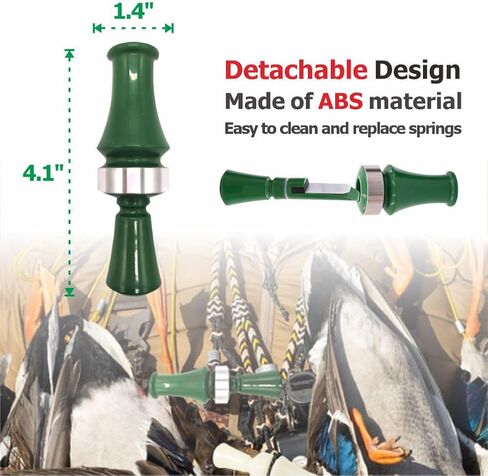 Single Reed Duck Call - Outdoor Hunting Bait Whistle, Waterfowl Voice imitator for Luring Mallard Drake, Wigeon, Dove, Quail, 1 Pcs in Saudi Arabia