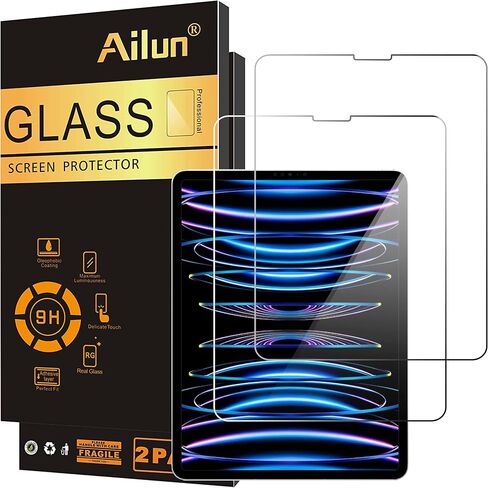 Ailun Screen Protector for iPad Mini 1 2 3 Tempered Glass 9H Hardness 2Pack Compatible with Apple iPad Mini 1 2 3 Ultra Clear 2.5D Edge Anti Scratch Case Friendly in Saudi Arabia