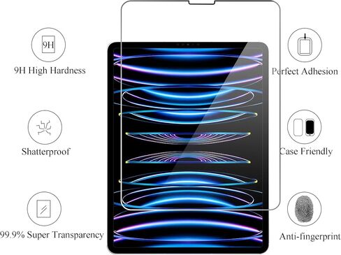 Ailun Screen Protector for iPad Mini 1 2 3 Tempered Glass 9H Hardness 2Pack Compatible with Apple iPad Mini 1 2 3 Ultra Clear 2.5D Edge Anti Scratch Case Friendly in Saudi Arabia