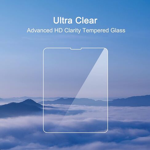 Ailun Screen Protector for iPad Mini 1 2 3 Tempered Glass 9H Hardness 2Pack Compatible with Apple iPad Mini 1 2 3 Ultra Clear 2.5D Edge Anti Scratch Case Friendly in Saudi Arabia