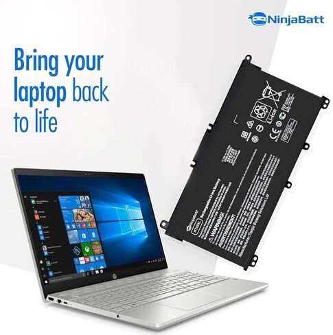 NinjaBatt Battery for HP 919700-850 JC04 JC03 15-BS015DX 15-BS113DX 15-BS115DX 15-BS060WM 15-BS013DX 15-BS070WM 17-BS049DX 17-BS011DX 250-G6 - High Performance [2200mAh/14.8v] in Kuwait