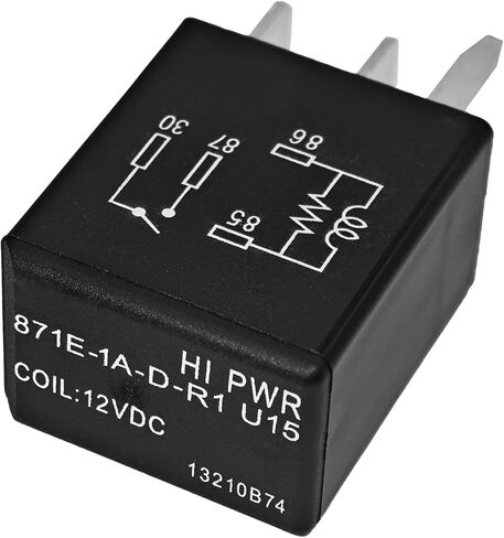 871E-1A-D-R1 U15 Relay (Pack of 2) - 12VDC 35A 4 Pin Automotive Relay General Purpose Relay in Kuwait