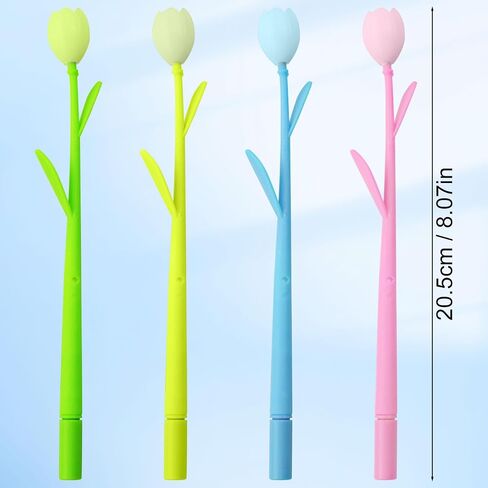 Color Changing Flower Pens, Gel Flower Pens Creative Gel Ink Changing Neutral Pen Cute Floral Change Ballpoint Pens for Office School Supplies, Teachers Student Gifts Black Ink 0.5mm (120 Pieces) in Saudi Arabia