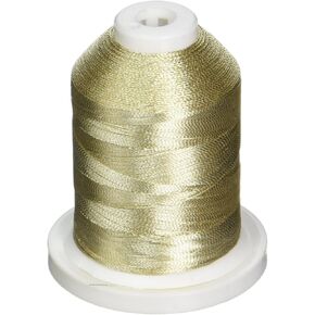 Robison-Anton 10m-1000 Anton J Metallic Thread 1000 ياردة ، الذهب الأوروبي