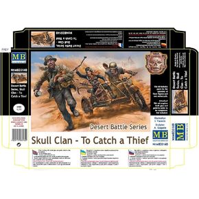 سلسلة المعركة الصحراوية الرئيسية ، Skull Clan - للقبض على اللص 1/35 35140