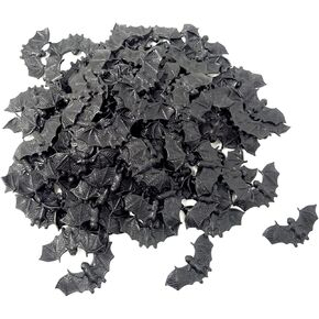 HONBAY 120PCS واقعية من البلاستيك الخفافيش مزيفة الخفافيش العصبية الحزب لصالح ديكورات للدعائم هالوما مزحة وديكور المنزل