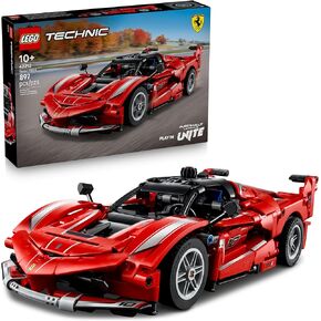 LEGO Technic Ferrari FXX K Kids Toy Car - Building Toy for Girls & Boys - Ferrari Car Toy for Ages 10+ - Makes a Cool Birthday or Any - Time Gift for Kids - Race Car Model for Play & Display - 42212