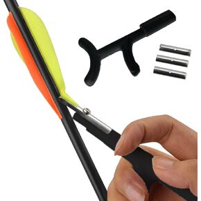 SHARROW Archery Arrow Feather Stripper Removing Fletching Stripping Tool Removal Flethes Accessory