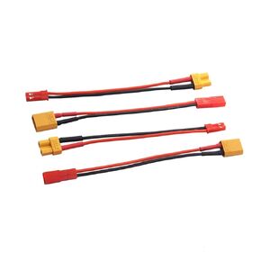 2pcs jst male to xt30 ذكر و 2pcs jst أنثى إلى xt30 محول سلك كابل السيليكون الإناث مع 10 سم/4in 20awg للطائرة FPV Quad (W29-4)