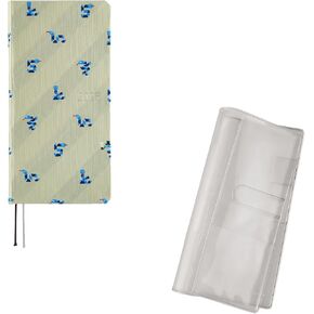 Hobonichi Techo 2025 Weeks MEGA Bow & Tie: Snake Toy & Clear Cover for Weeks