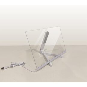 Acrylic Dry Erase Message Board with Light Neon Glow Memo