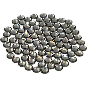 Preciosa Viva Black Diamond Rhinestons - Flatback - SS12 (3mm) - 144 قطعة