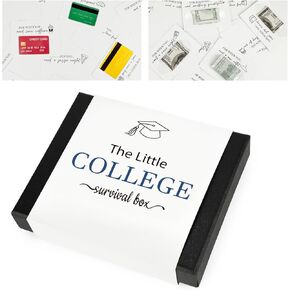 Pinsit College Gift Card Care Package ، كتاب بطاقات هدايا الكلية ، حزمة رعاية جامعية ، هدية التخرج المدرسية ، هدية شخصية للكلية ، حامل المال لحامل النقود