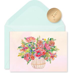 Papyrus 14-Count Blank Cards with Envelopes and Seals (Floral)