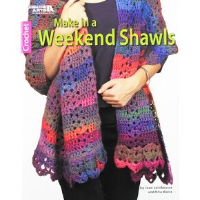 Leisure Arts LEA5629 Make in A Weekend Shawls Bk, None