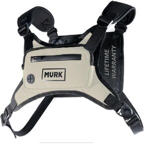 MVRK Water Resistant Chest Pack - Running Vest for Workouts, Running Phone Holder Extra Storage, Lightweight Running Pack