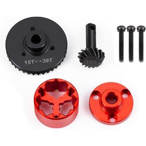 الصلب Diff Gear 39T مع ترس ترس 15T ترس التفاضلية لـ TRA-XXAS 1/16 E-REVO SLASH SUMMIT RC PRATIONS