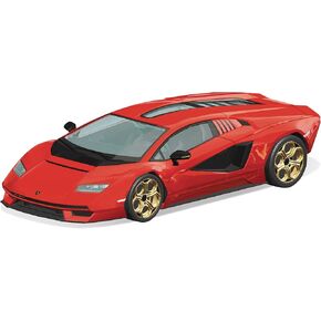 Aoshima Lamborghini Countach LPI 800-4 (Red Ver.) 1:32 Scale Model Kit