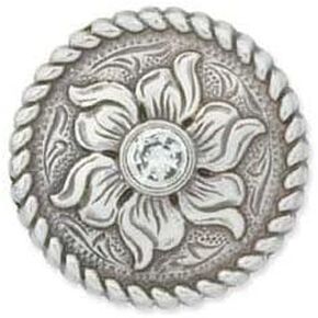 Tandy Leather Crystal Flower Concho 1 "(25 مم) 7408-06