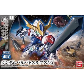 Bandai Hobby SD BB402 Gundam Barbatos Lupus DX Gundam IBO Figure