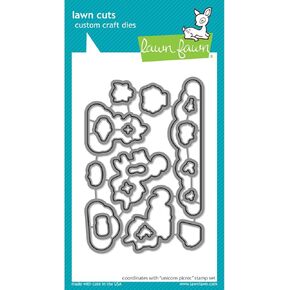 Lawn Fawn LF2320 Unicorn Picnic - Lawn Cuts Custom Craft Dies