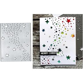 إطار النجوم النجمة يموت القطع القطع - قالب DIY للحرف اليدوية للبطاقات الورقية ، وعلامات الكتاب و Scrapbooking الورقية الزخرفية