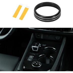 AC Air Conditioner 4WD Drive Mode Control Switch Knob Cover Ring, Interior Decal Trim for Nissan X-Trail Rogue 2021-2023 Blue, 1 Pc