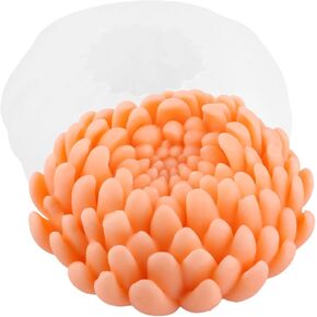 شمعة chrysanthemum قالب chrysanthemum زهرة شمعة السيليكون قوالب زهرة راتنج الصب لصنع شمعة صنع المنزل تزيين العفن العطرية شموع الغجر الطين الطين