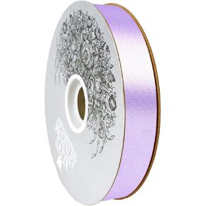 McGinley Mills 7/8" W Acetate Satin Ribbon, French Lavender Purple, 100 Yard Spool