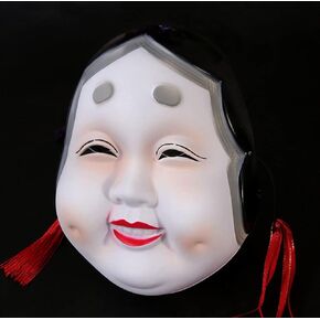 Gmasking 2022 Prajna Hannya Japanese Noh Cosplay Mask for Halloween Assume Party